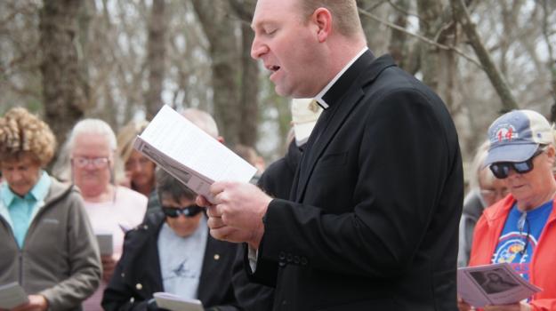 Stations of the Cross at St Philippine Duchesne on April 15, 2022